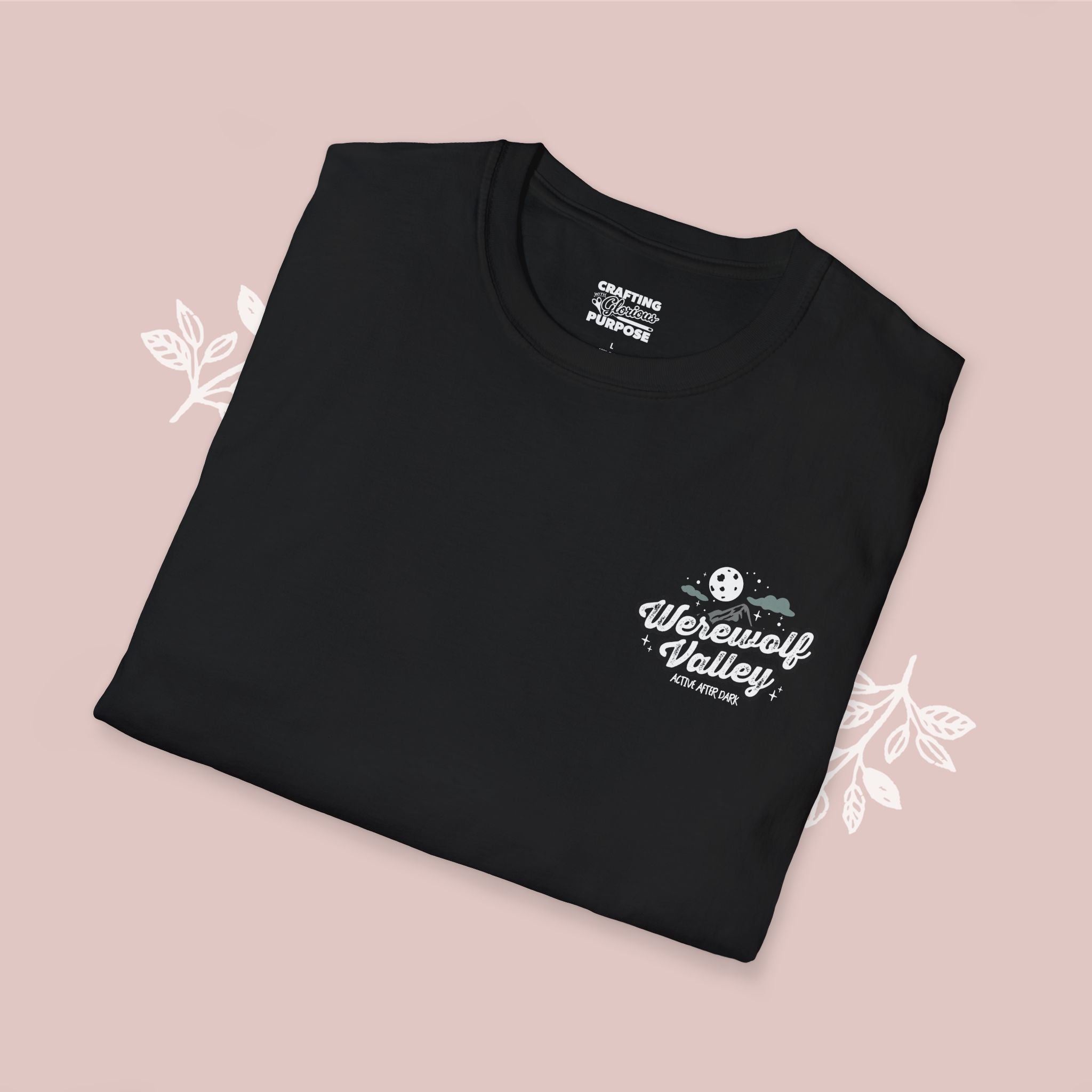 Werewolf Valley T-Shirt —  "Werewolf Valley: Active After Dark" Retro Werewolf Graphic Tee