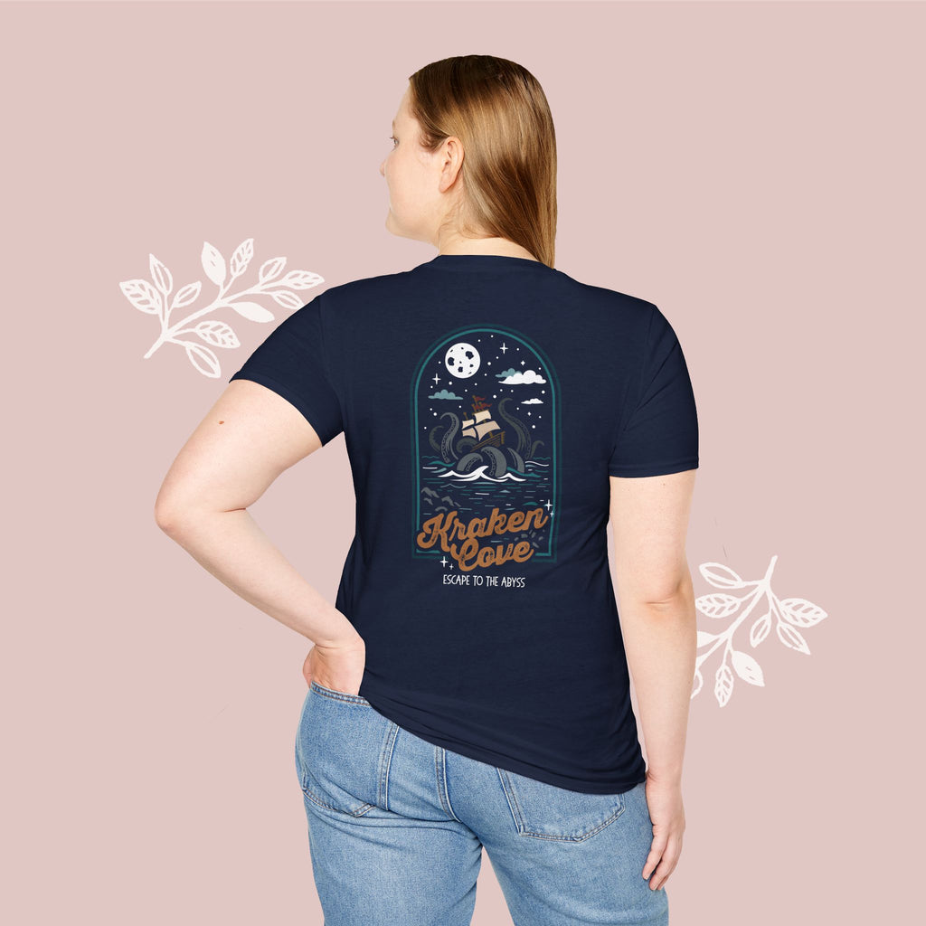 Kraken Cove — "Kraken Cove: Escape To The Abyss" Retro Graphic T-Shirt