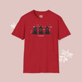 I Meow You Cute Black Short Haired Trio Cat Tee — Valentine's T-Shirt