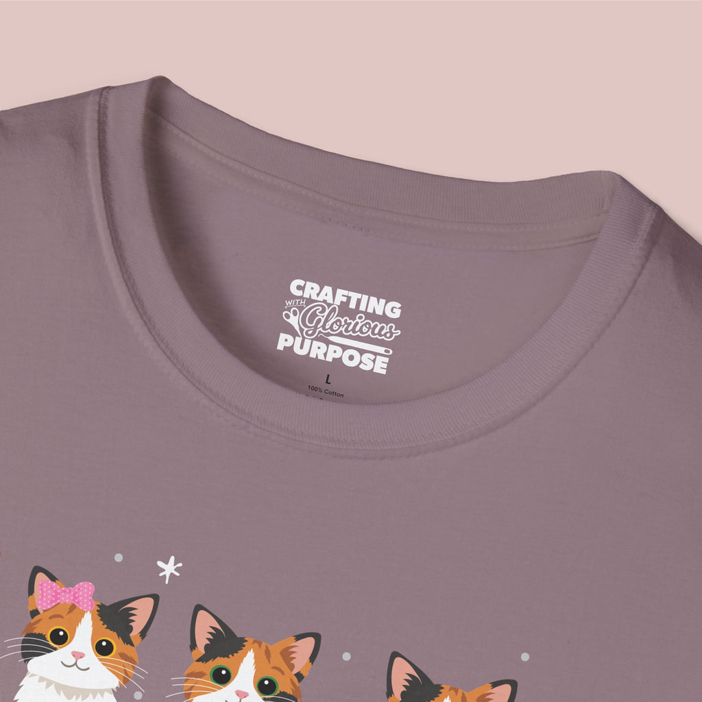 I Meow You Cute Calico Trio Cat Tee — Valentine's T-Shirt