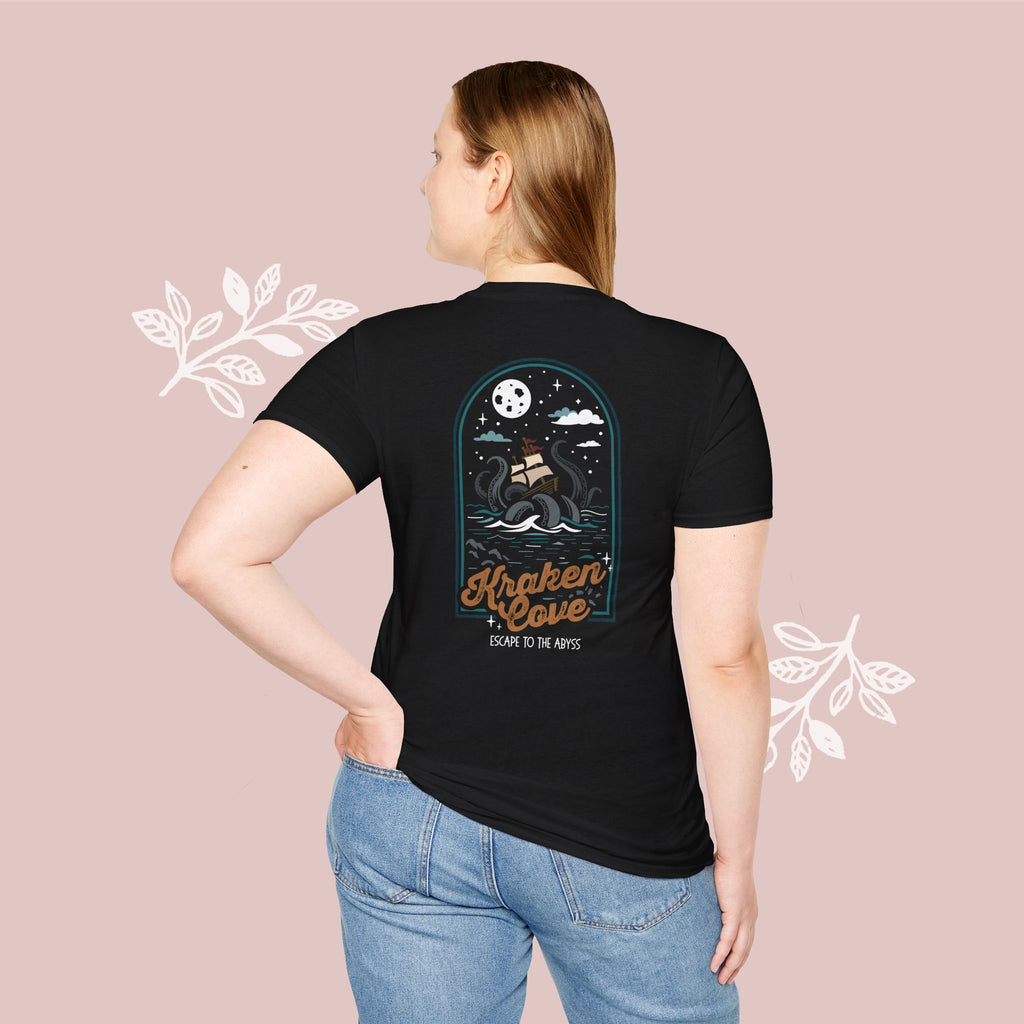 Kraken Cove — "Kraken Cove: Escape To The Abyss" Retro Graphic T-Shirt