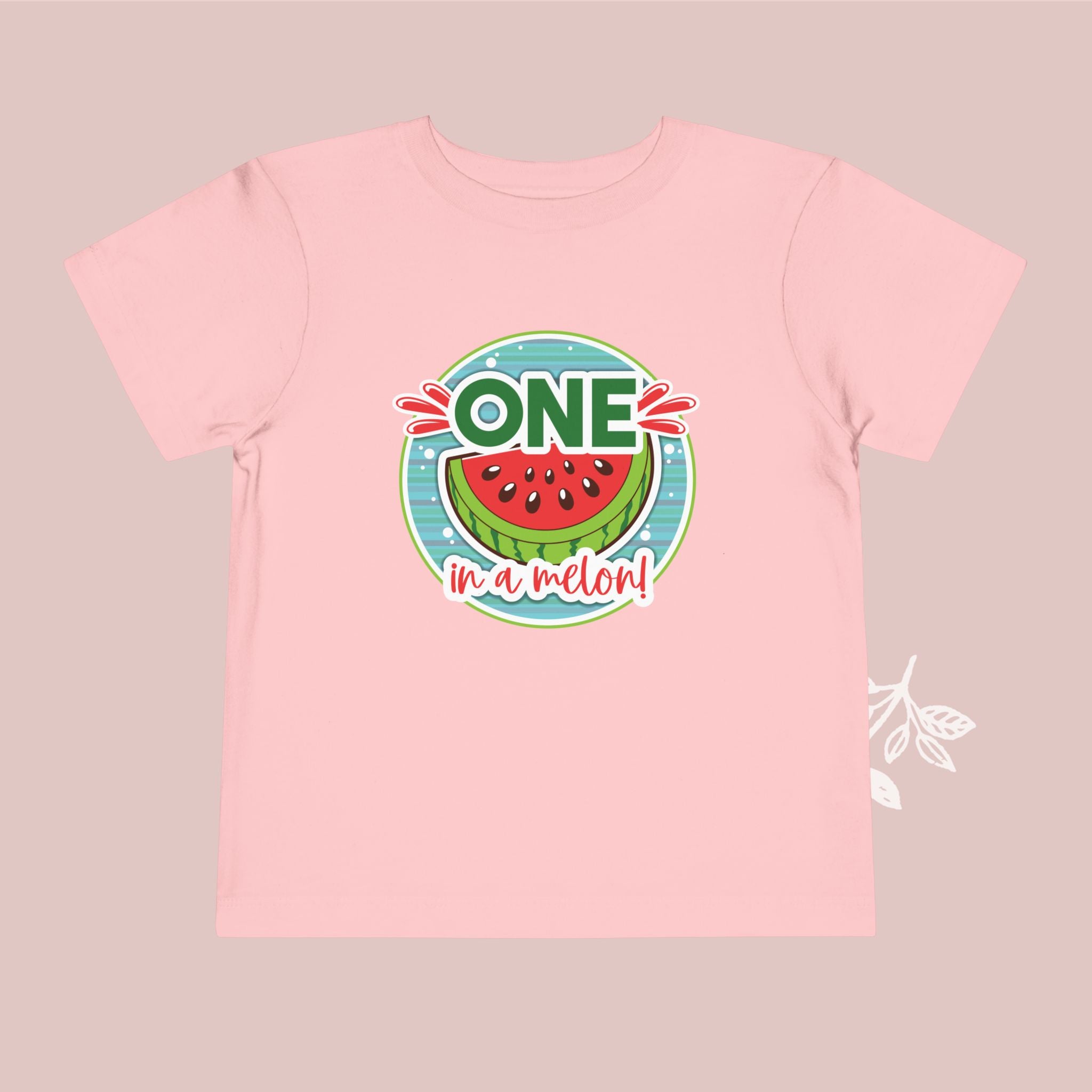 One in a Melon Toddler Tee — Watermelon Shirt