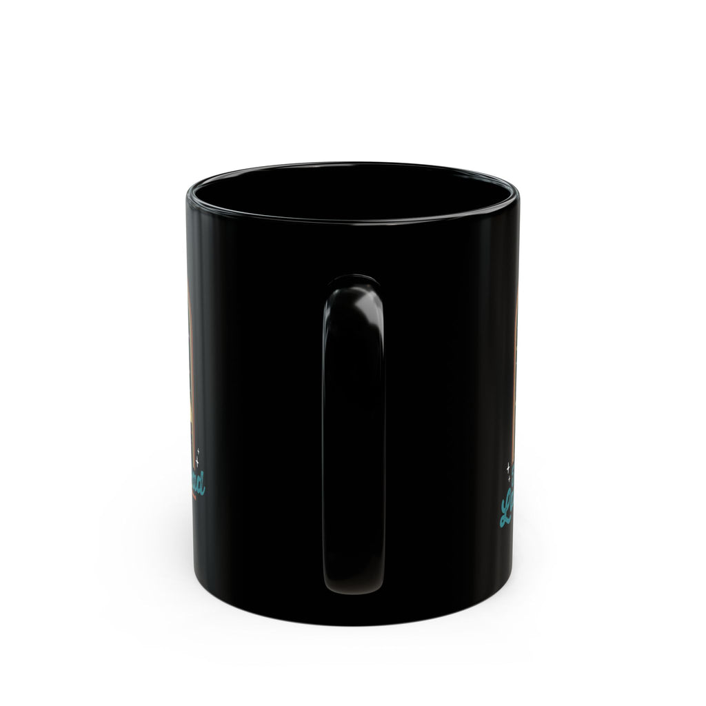 UFO Coffee Mug — "The Landing Pad" Retro Desert Alien Design
