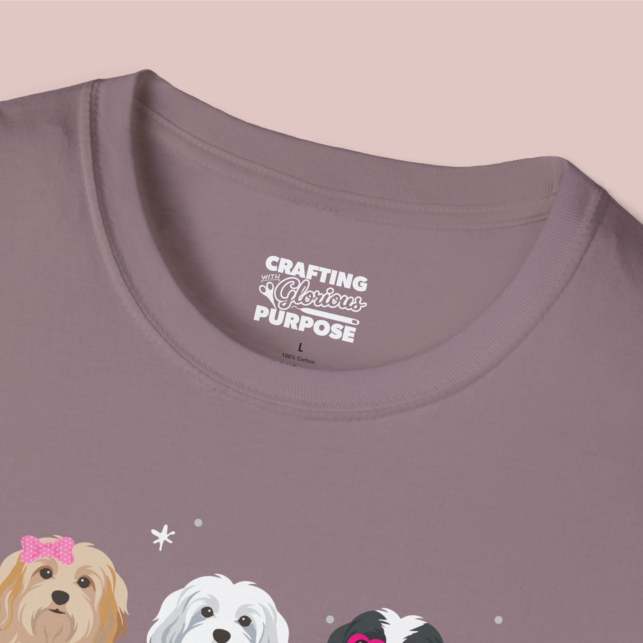 I Woof You Cute Havanese Trio Dog Tee — Valentine's T-Shirt