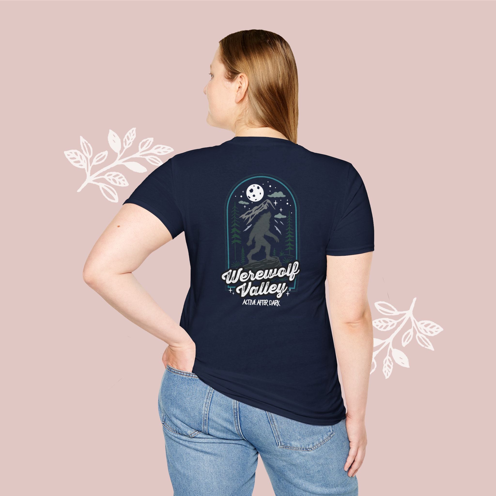 Werewolf Valley T-Shirt —  "Werewolf Valley: Active After Dark" Retro Werewolf Graphic Tee