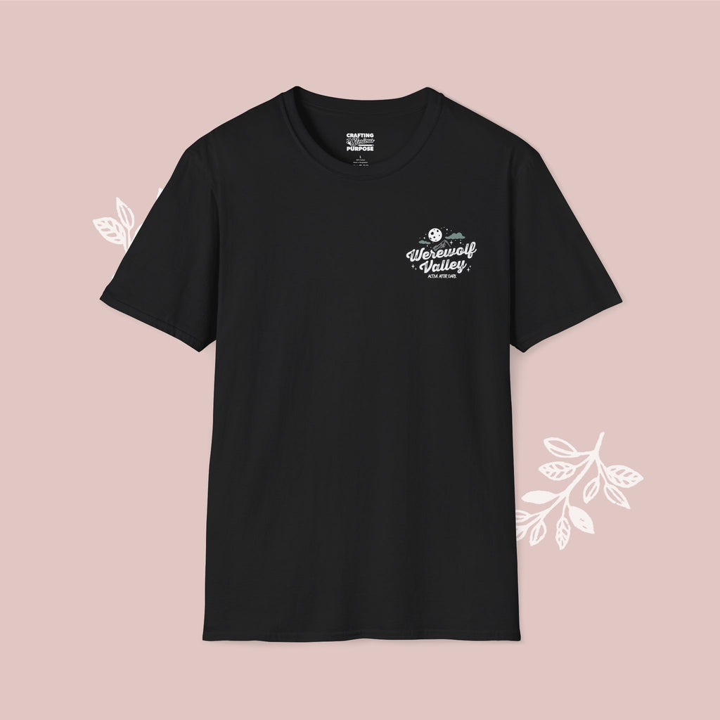 Werewolf Valley T-Shirt —  "Werewolf Valley: Active After Dark" Retro Werewolf Graphic Tee