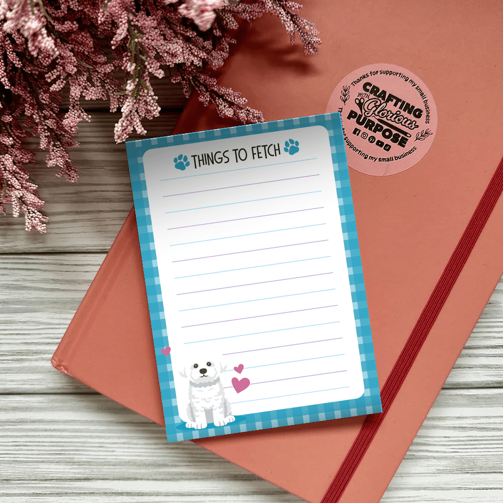 Bichon Frise - Dog Notepad
