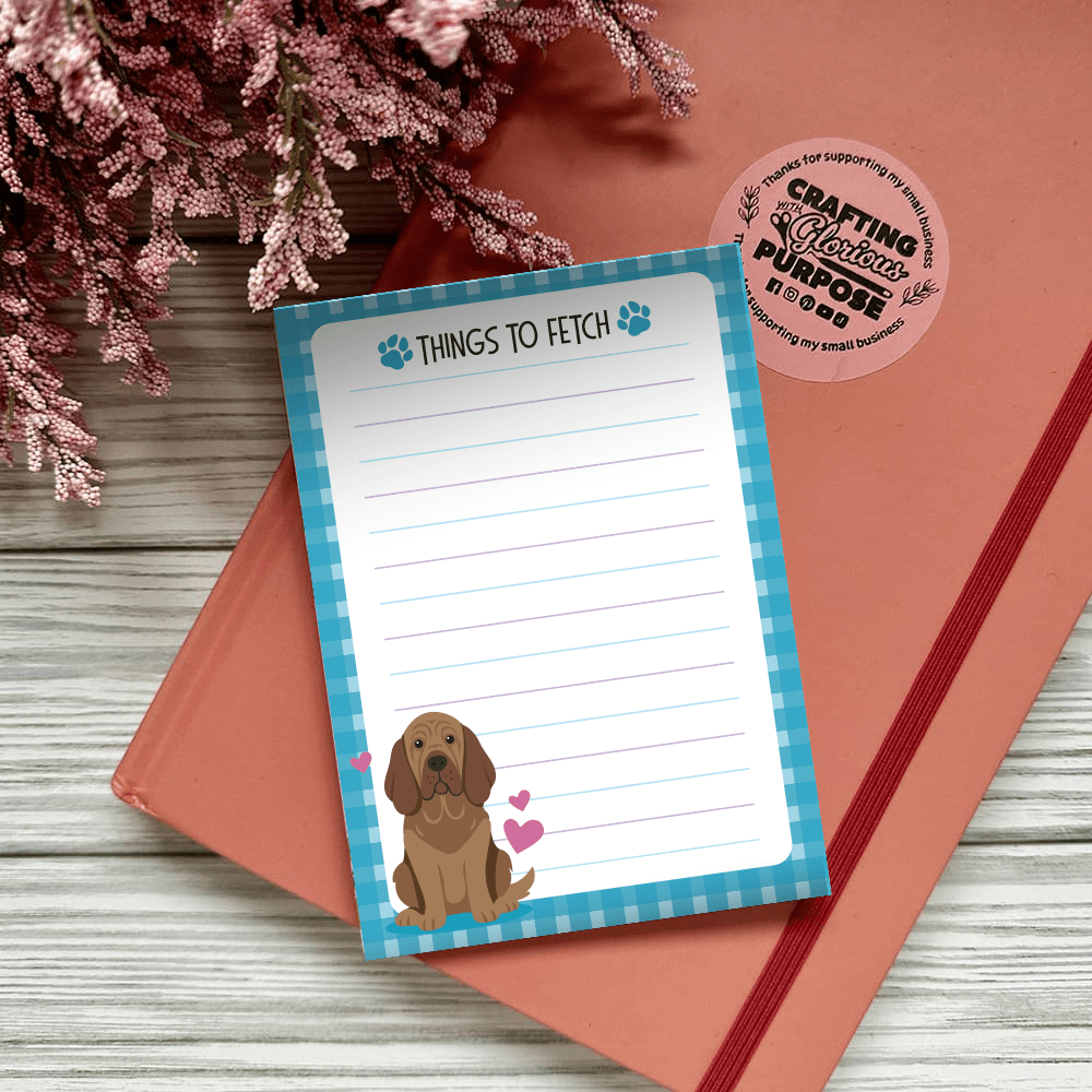 Bloodhound - Dog Notepad