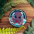 Kraken Emotional Support Cryptid - Sticker