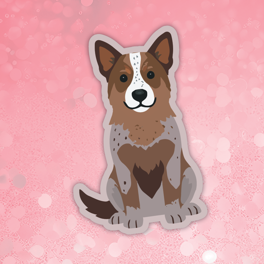 Australian Cattledog brown sticker