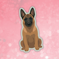 Belgian Malinois dog sticker