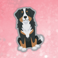 Bernese dog sticker