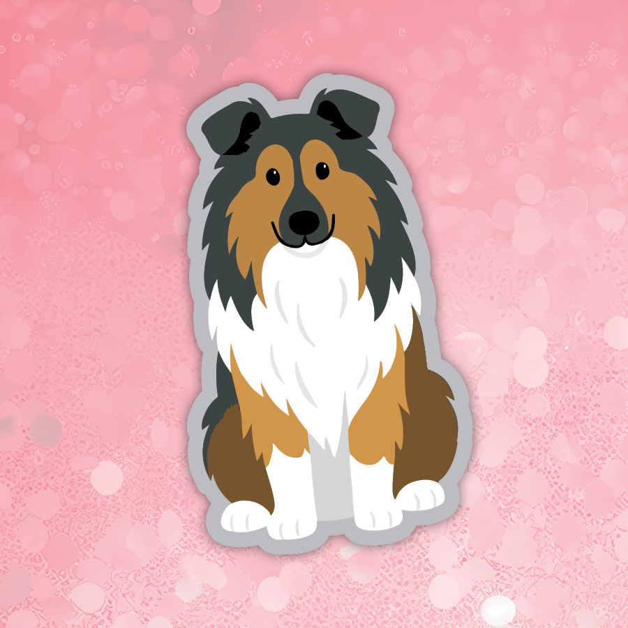 Collie Tri sticker