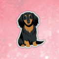 Dachshund Tri sticker