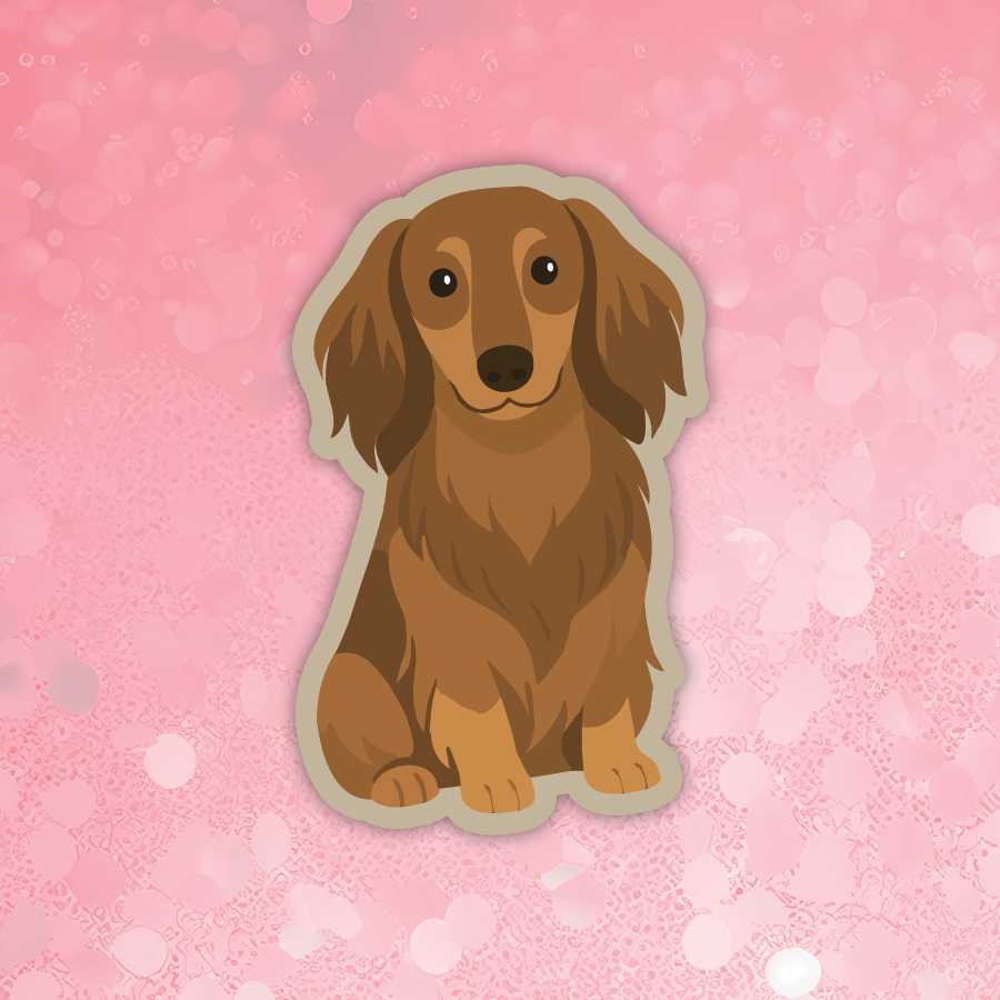 Dachshund Brown Sticker
