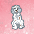 English Setter Gray sticker