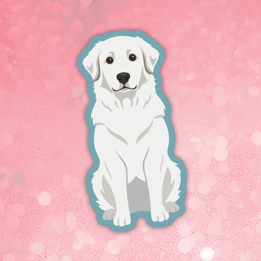 Great Pyrenees dog sticker