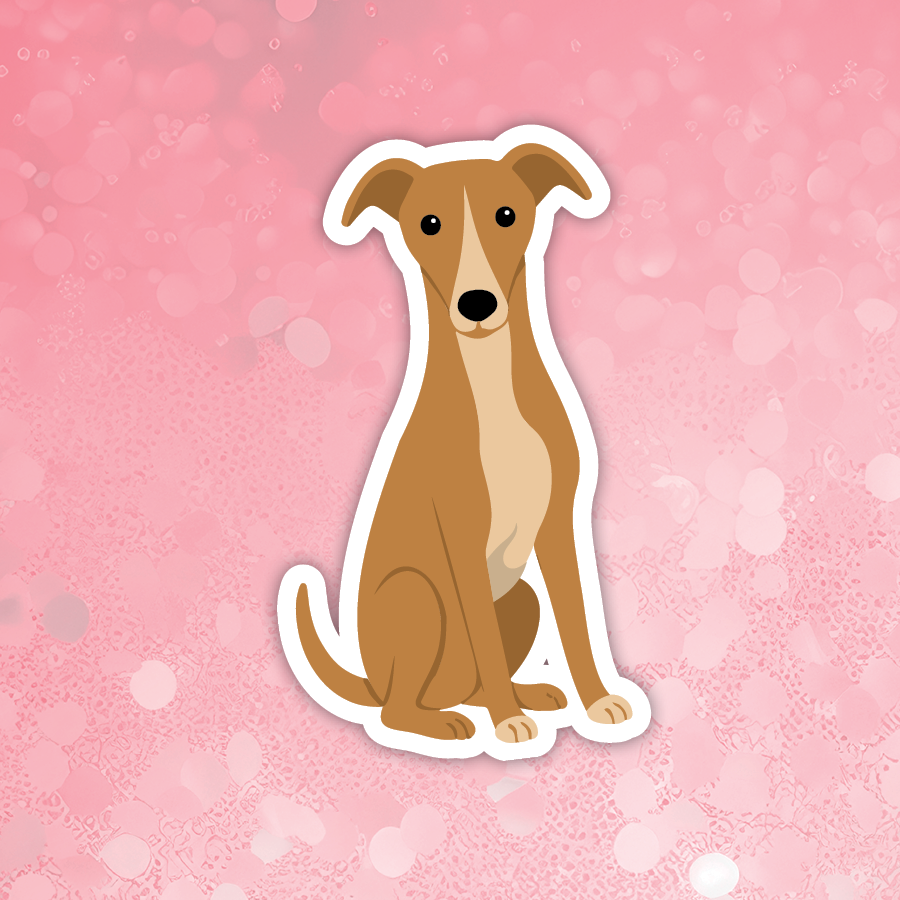 Greyhound fawn sticker