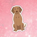 Vizsla - Cute Minimalist Dog Sticker