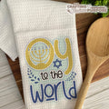 Oy To The World - Holiday Hand Towel