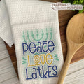 Peace Love Latkes - Holiday Hand Towel