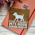 Dog (Small Breed) Pet Alert - Vinyl Decal