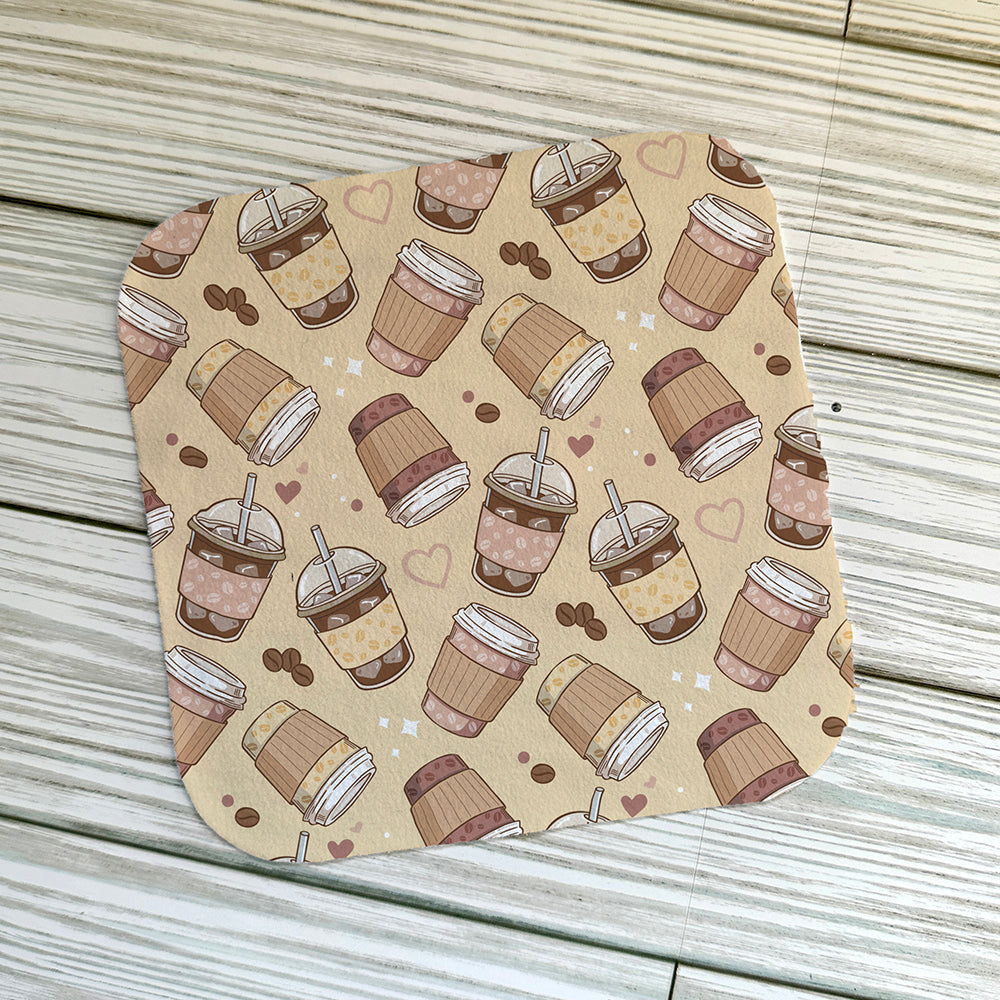 Microfiber Cleaning Cloth - Iced Coffee Lover