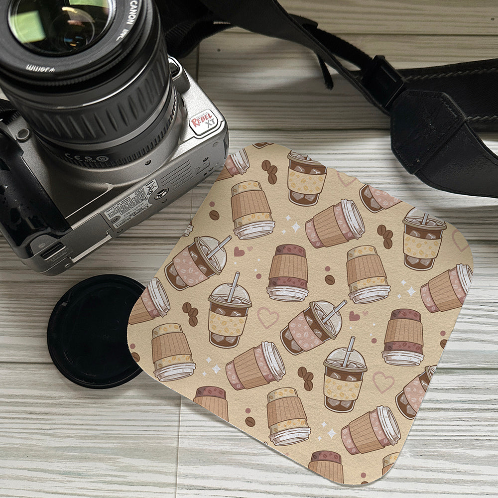 Microfiber Cleaning Cloth - Iced Coffee Lover