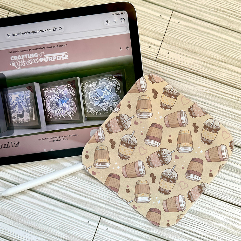 Microfiber Cleaning Cloth - Iced Coffee Lover