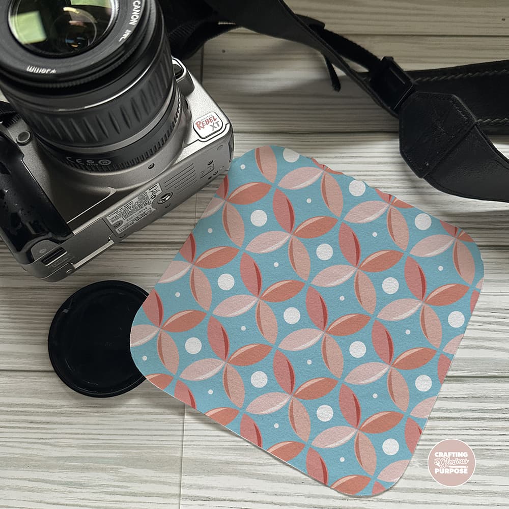 Microfiber Cleaning Cloth - Circle Flowers