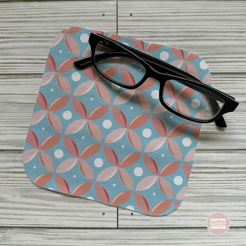 Microfiber Cleaning Cloth - Circle Flowers