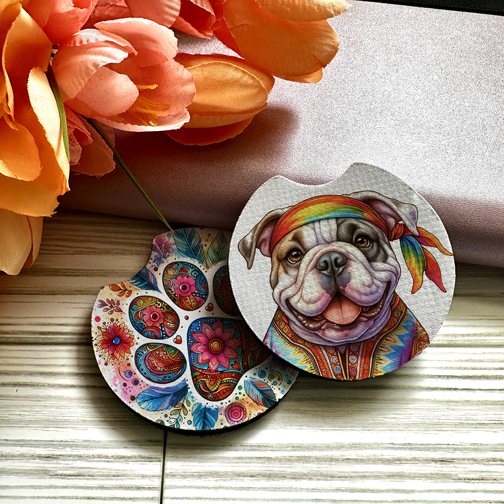 American Bulldog - Car Coaster