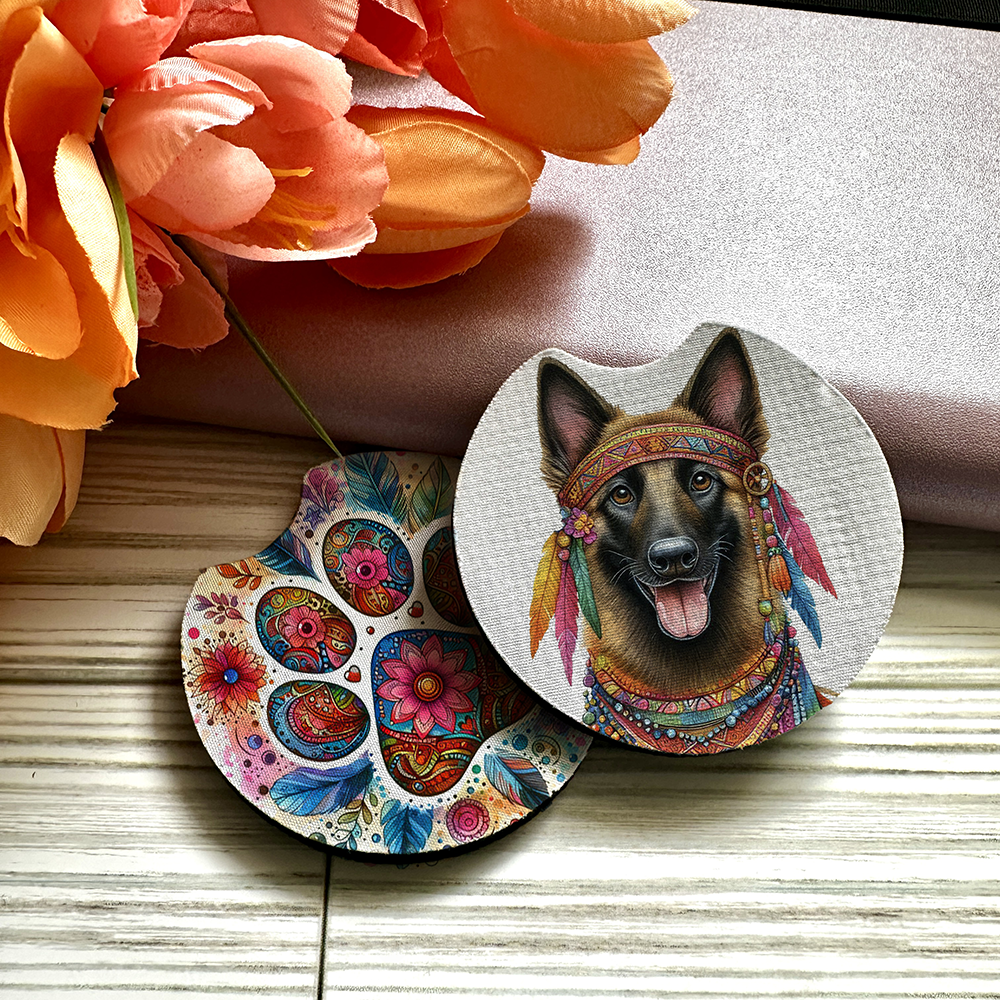 Belgian Malinois - Car Coaster