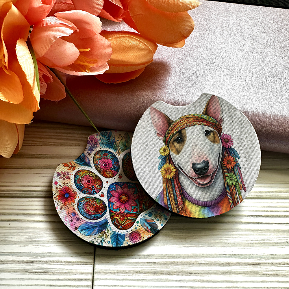Bull Terrier - Car Coaster