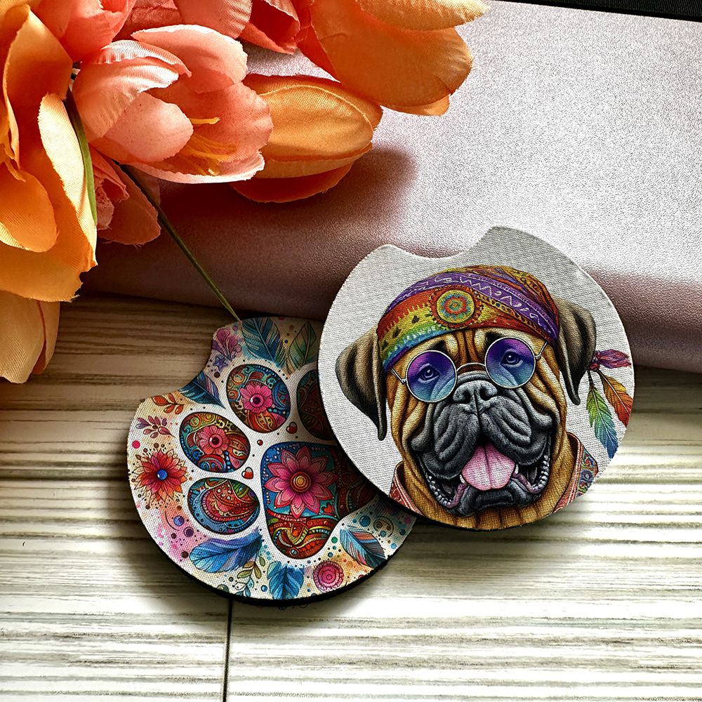 Bullmastiff - Car Coaster