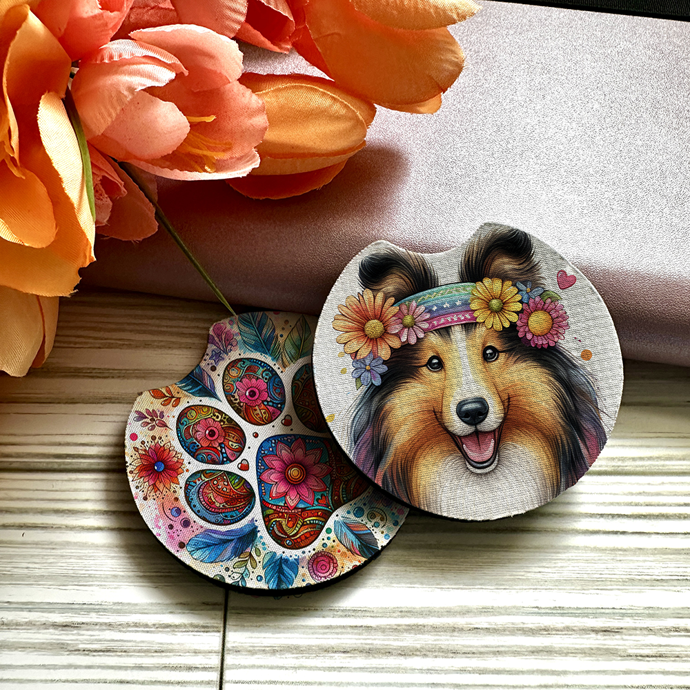Collie - Car Coaster