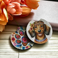 Dachshund (Long Haired) - Car Coaster