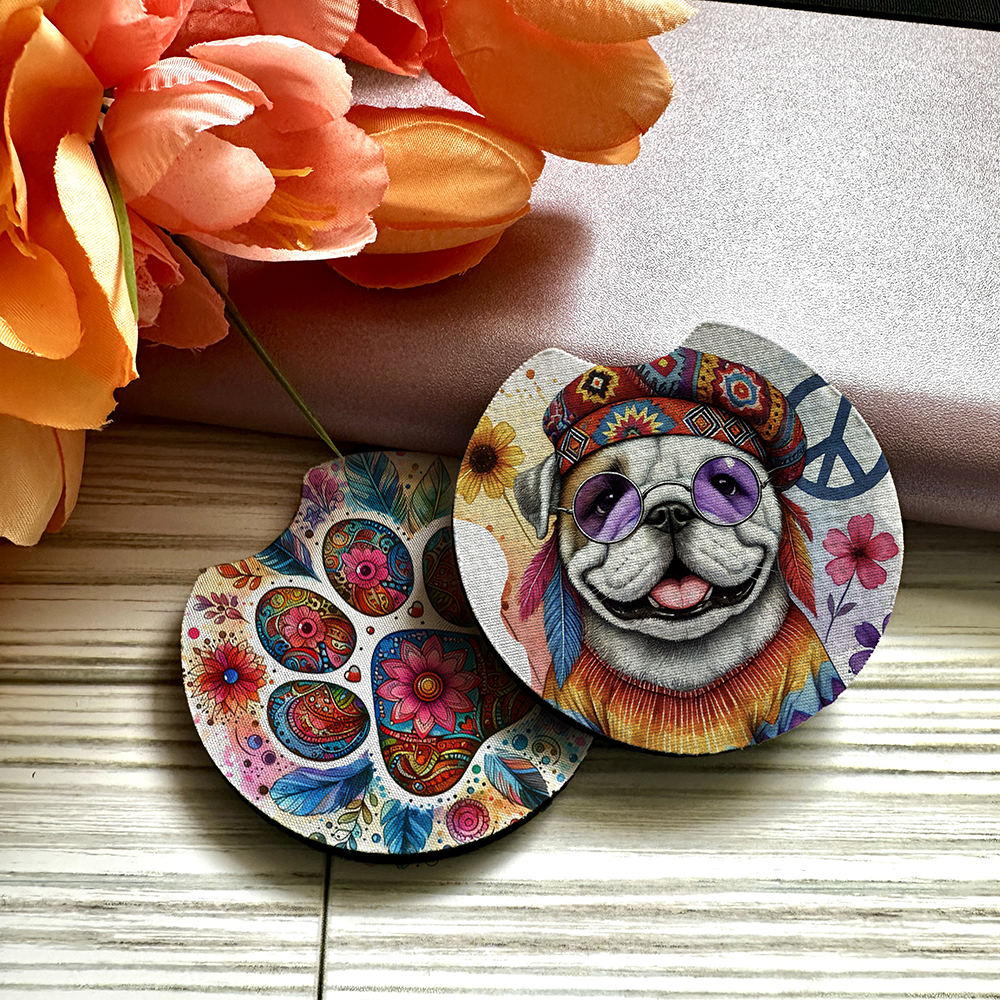 English Bulldog - Car Coaster