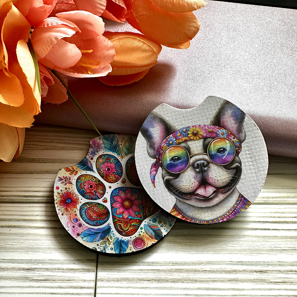 French Bulldog - Car Coaster