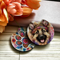 German Shepherd - Car Coaster