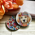 Golden Retriever - Car Coaster