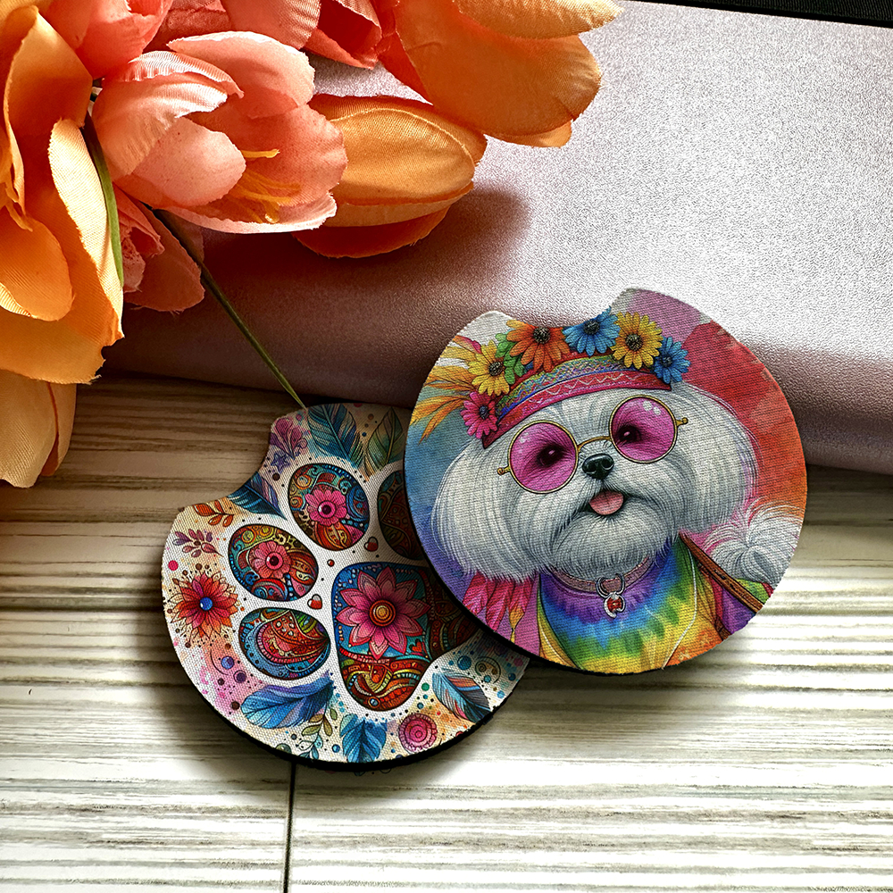 Maltese - Car Coaster