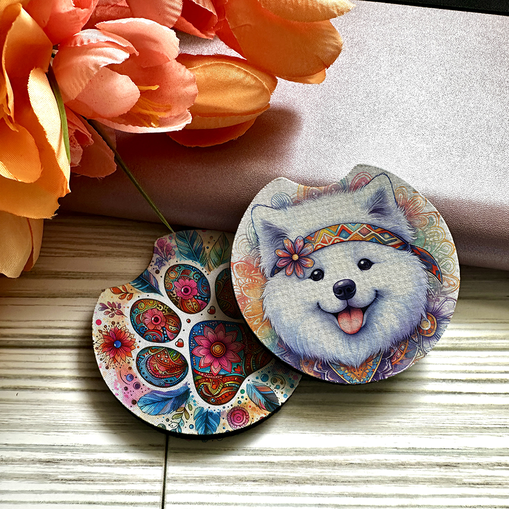 Samoyed - Car Coaster