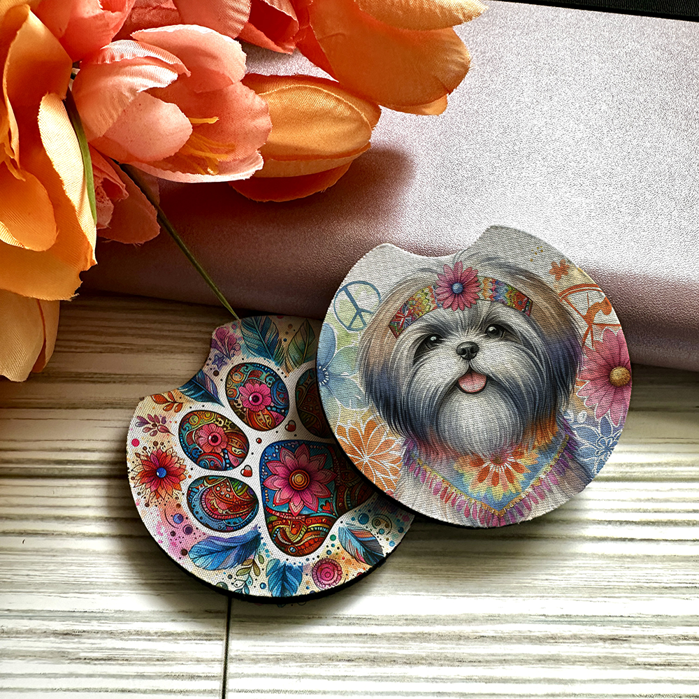 Shih Tzu - Car Coaster