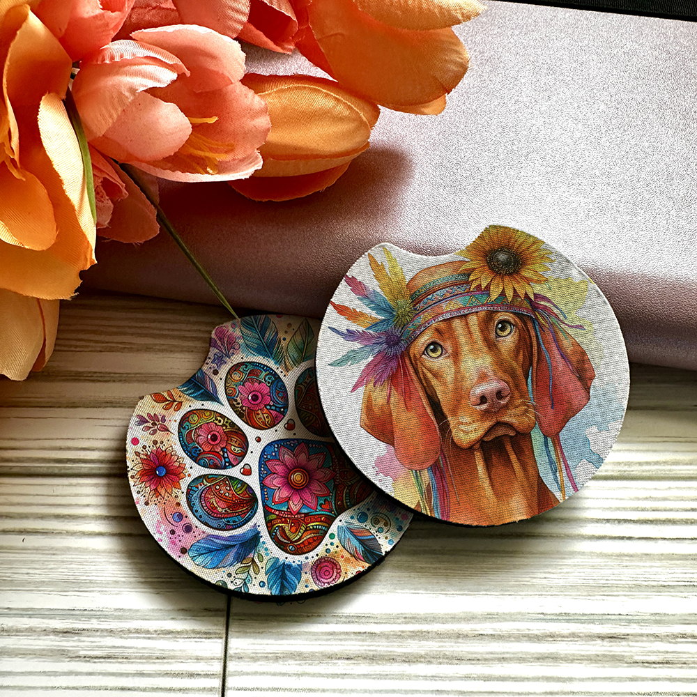 Vizsla- Car Coaster