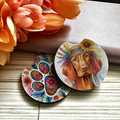 Vizsla- Car Coaster