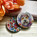 Wheaten Terrier - Car Coaster