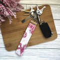 Handmade Wristlet Keychain - Disco Western Pattern