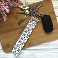 Handmade Wristlet Keychain - Minimalistic Cats