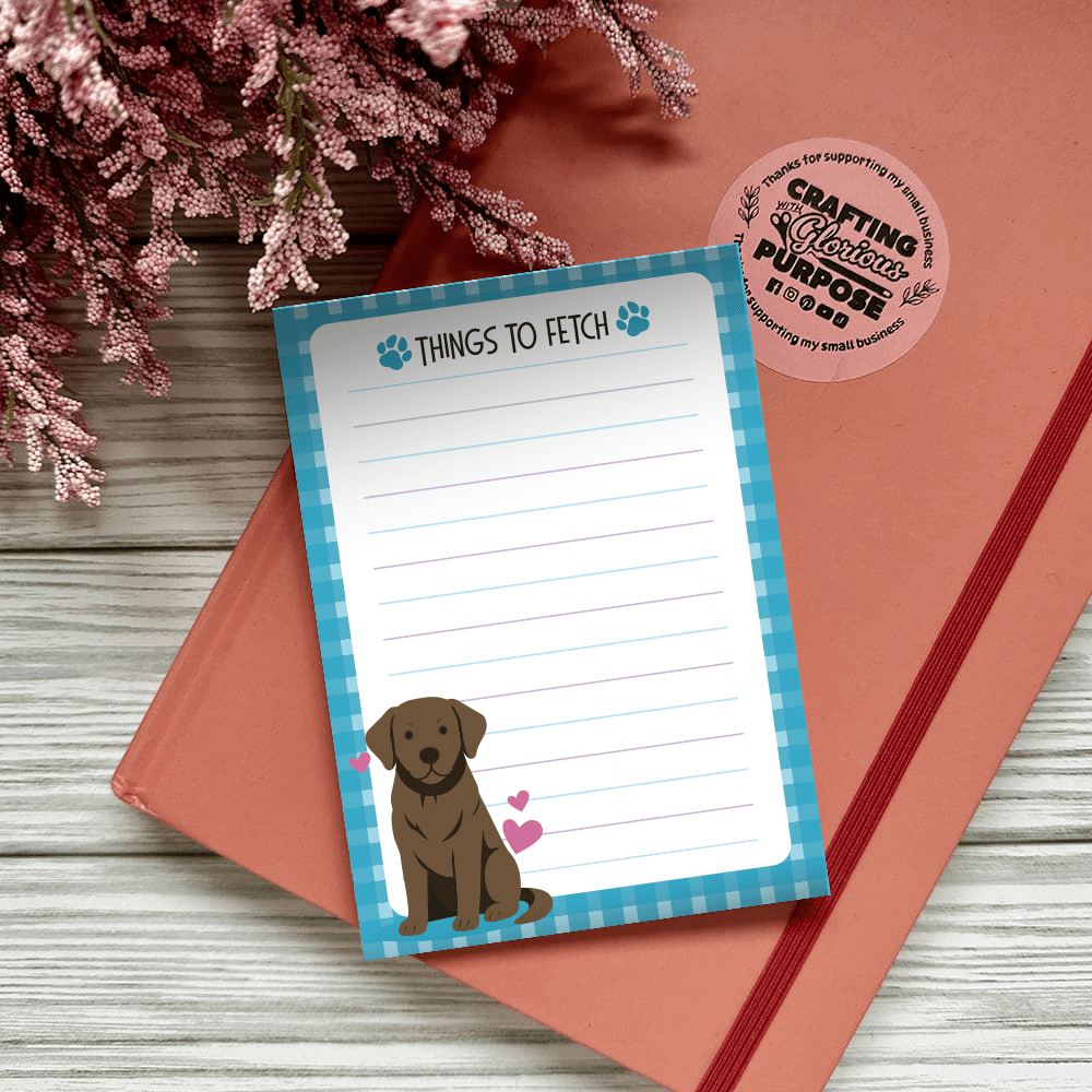 Labrador Retriever (Chocolate) - Dog Notepad